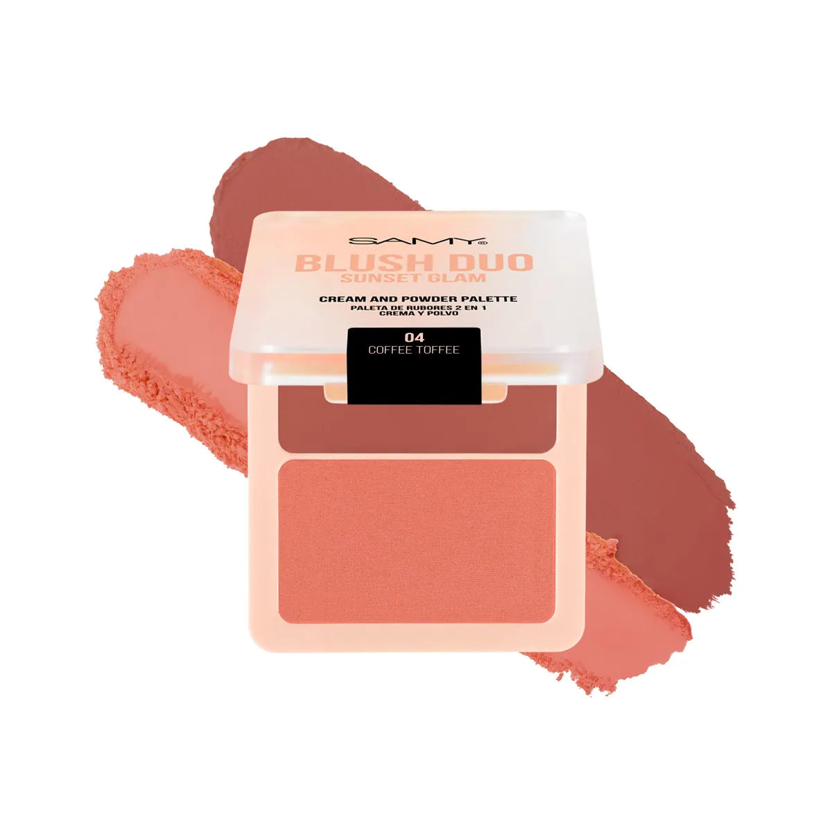 Paleta De Rubores 2 En 1 Crema Y Polvo – Samy - 04 Coffee Toffee