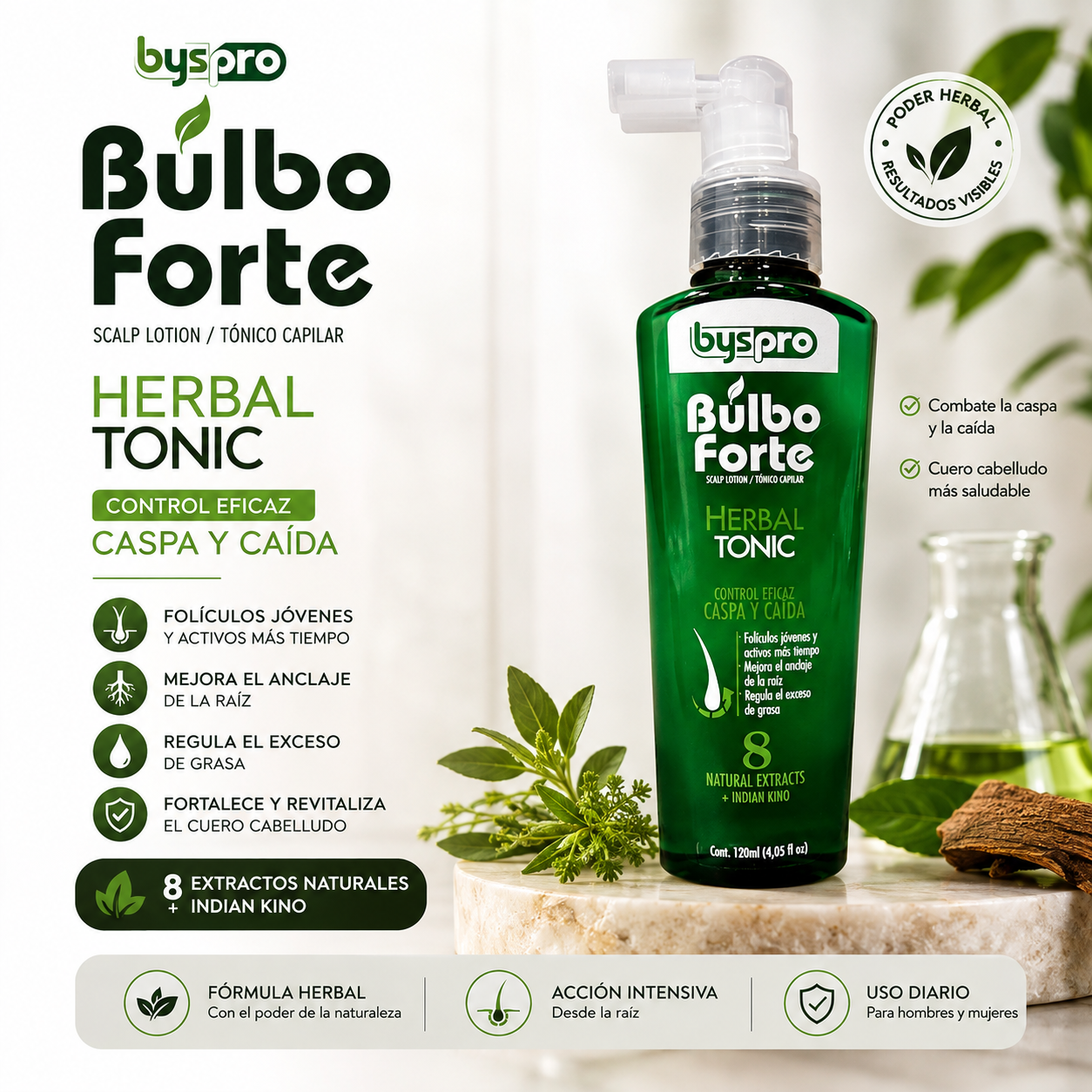 Tónico capilar- bulbo forte – byspro