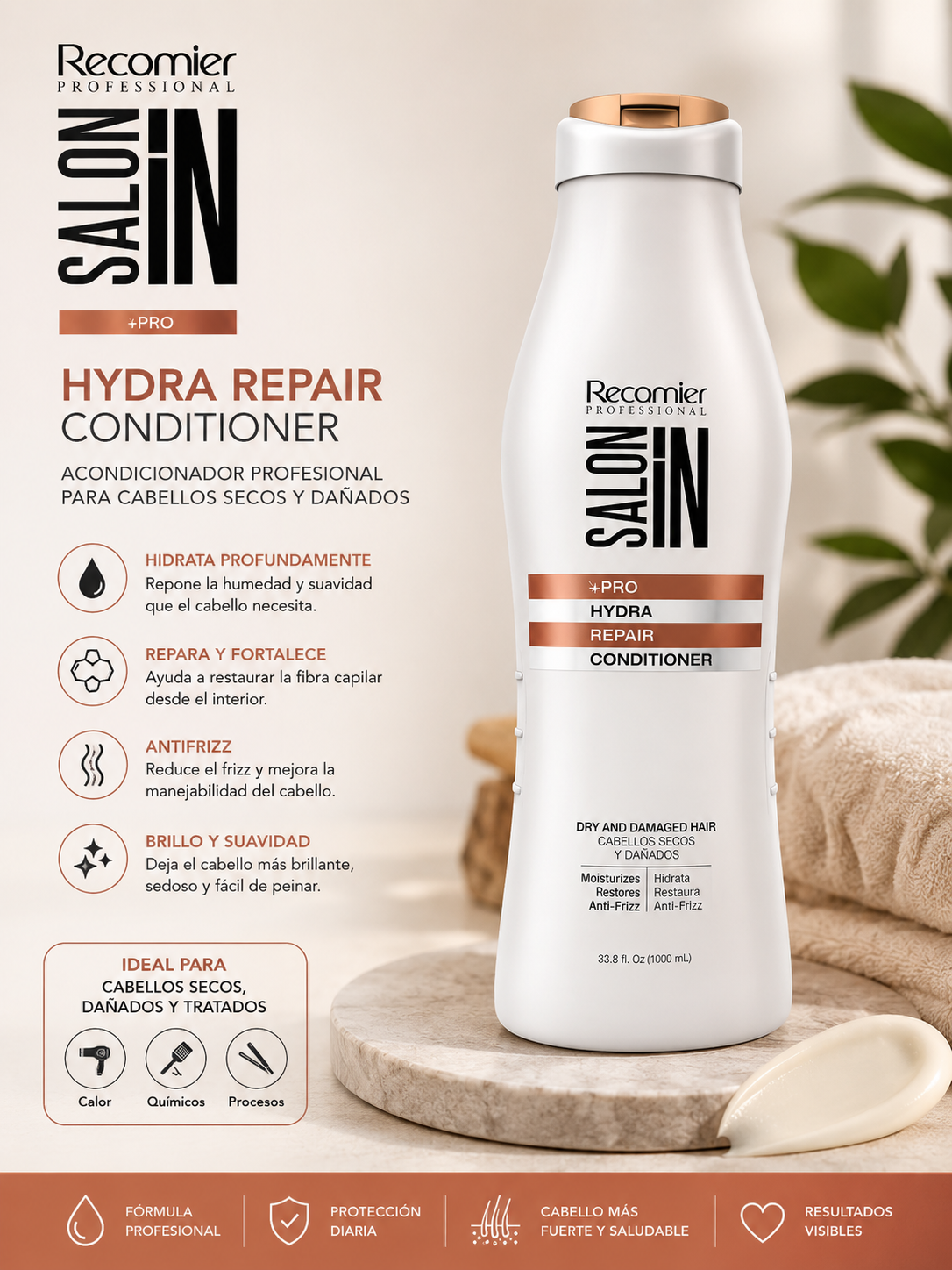 Acondicionador reparador 300ml- recamier