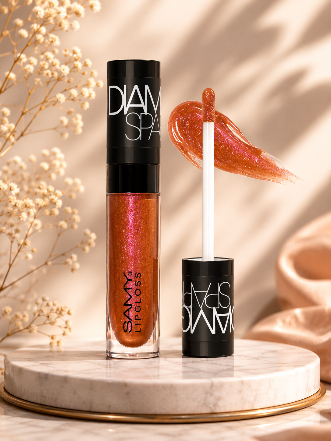 Brillo De Labios Tono 4 Rosa Ambar - Samy