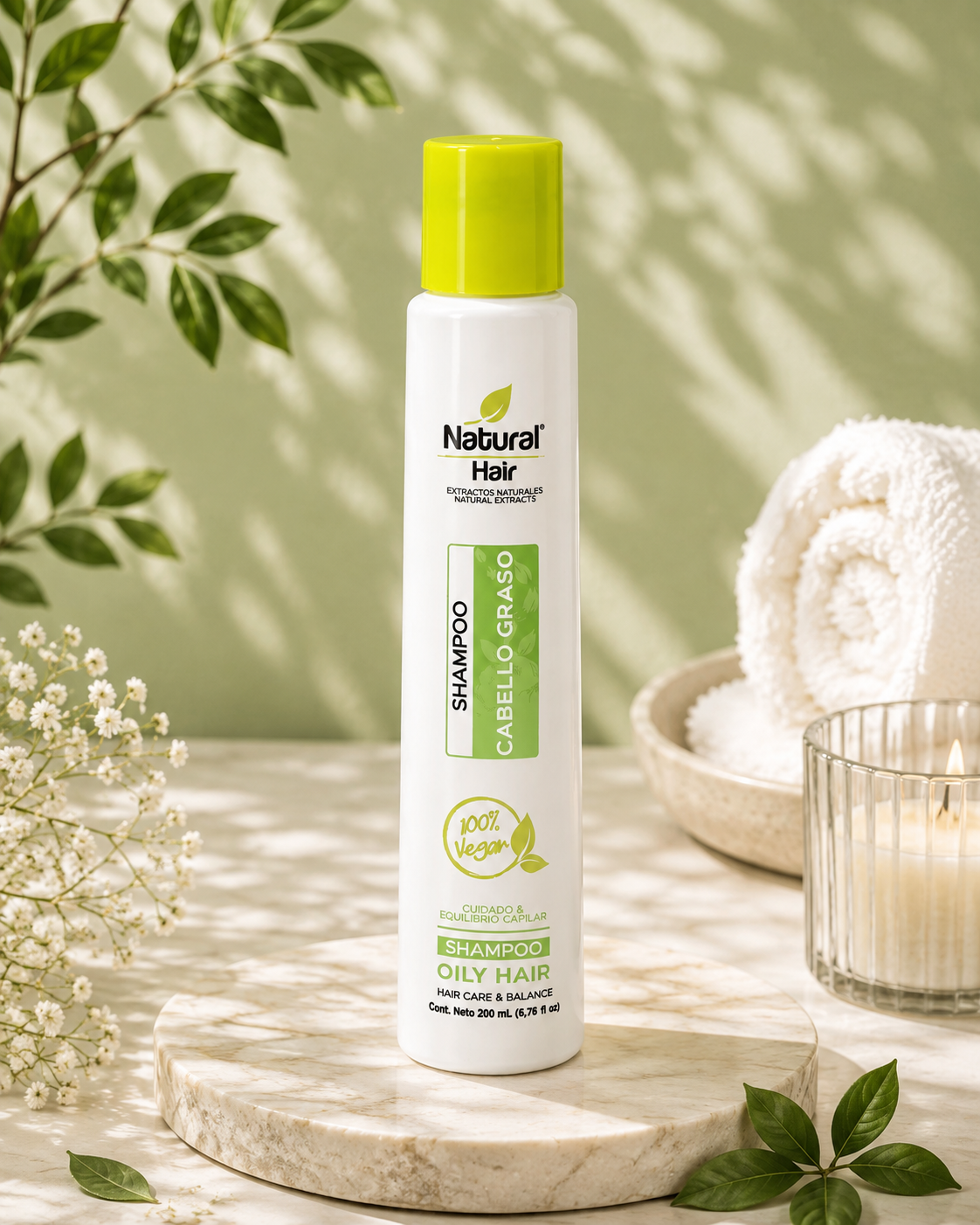 Shampoo cabello graso 200ml – naprolab