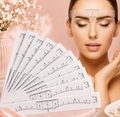 Regla adhesiva para cejas