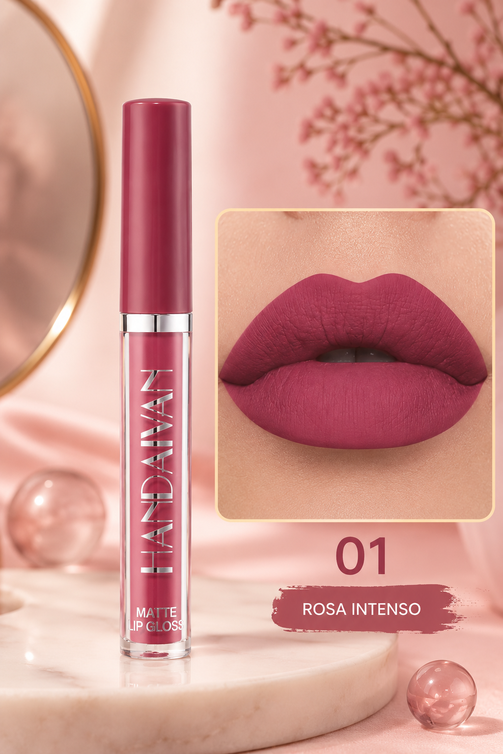 Matte LipGloss -  Handaiyan – Tono 01
