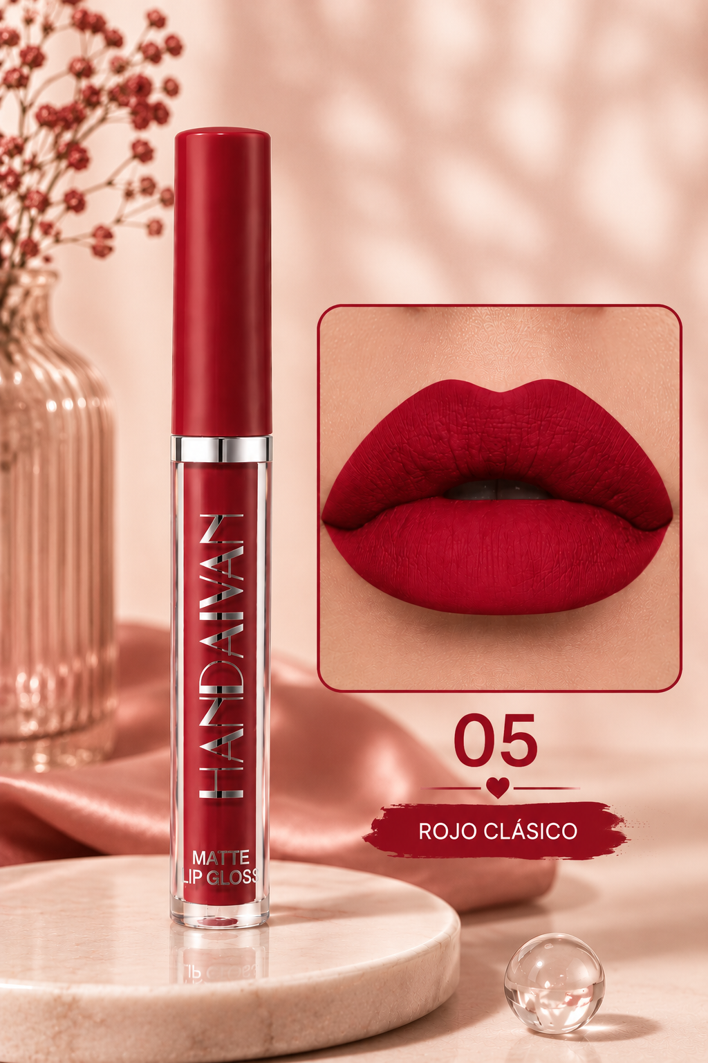 Matte LipGloss – Handaiyan – Tono 05