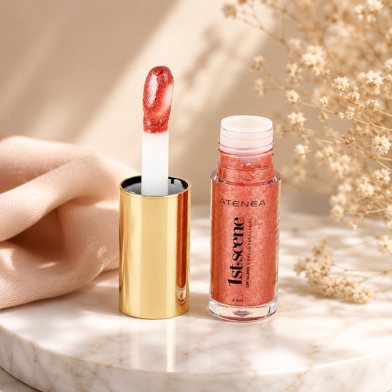 Brillo Para Labios- 1st Scene – Atenea – Shell Coral