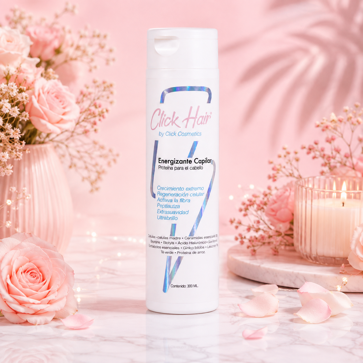 Proteína para el cabello  click hair 300ml