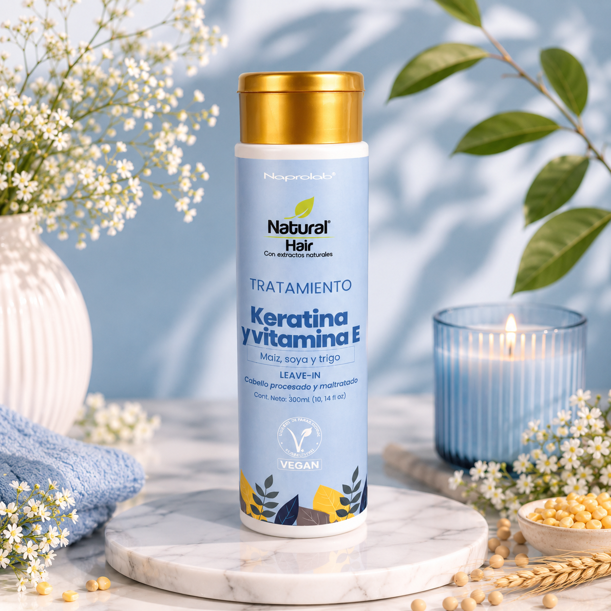 Tratamiento keratina y vitamina E 500ml – naprolab