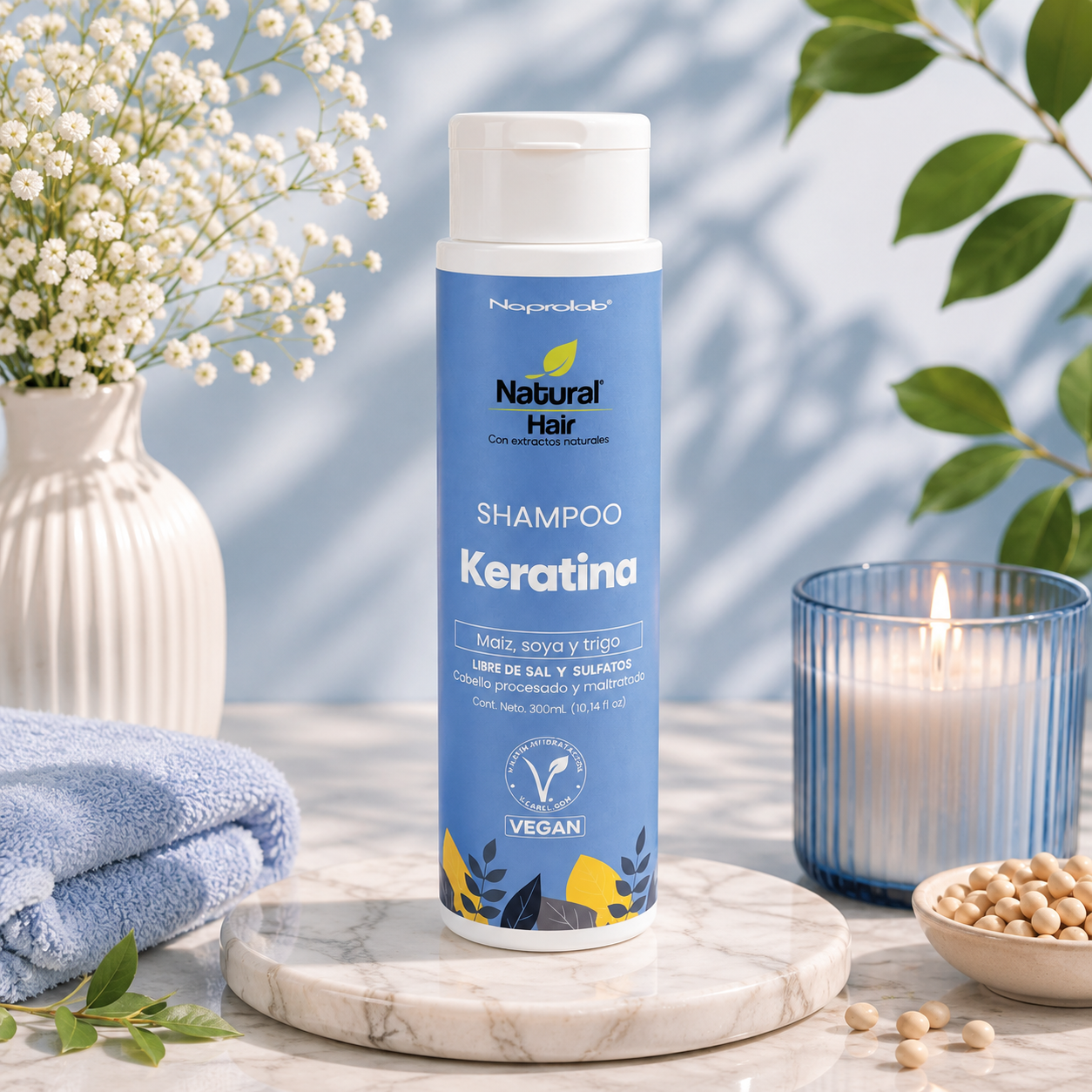 Shampoo keratina 500ml- naprolab
