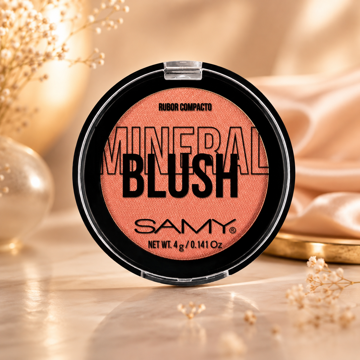 Rubor Compacto Mineral Blush - Samy – Tono 06 Lady