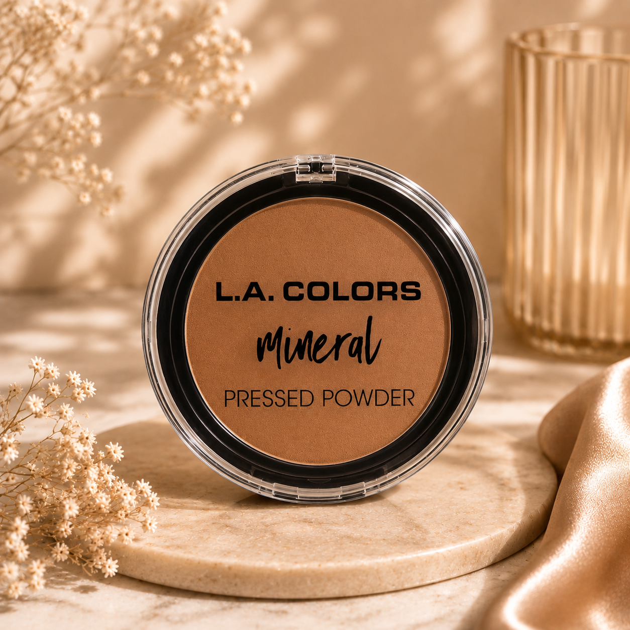 Polvo Compacto Mineral - L.A. Colors – CMP376 True Beige