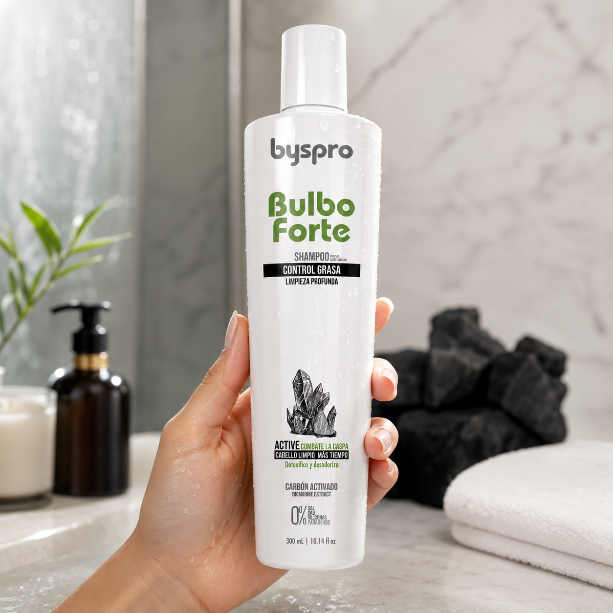 Shampoo control grasa – bulbo forte – byspro