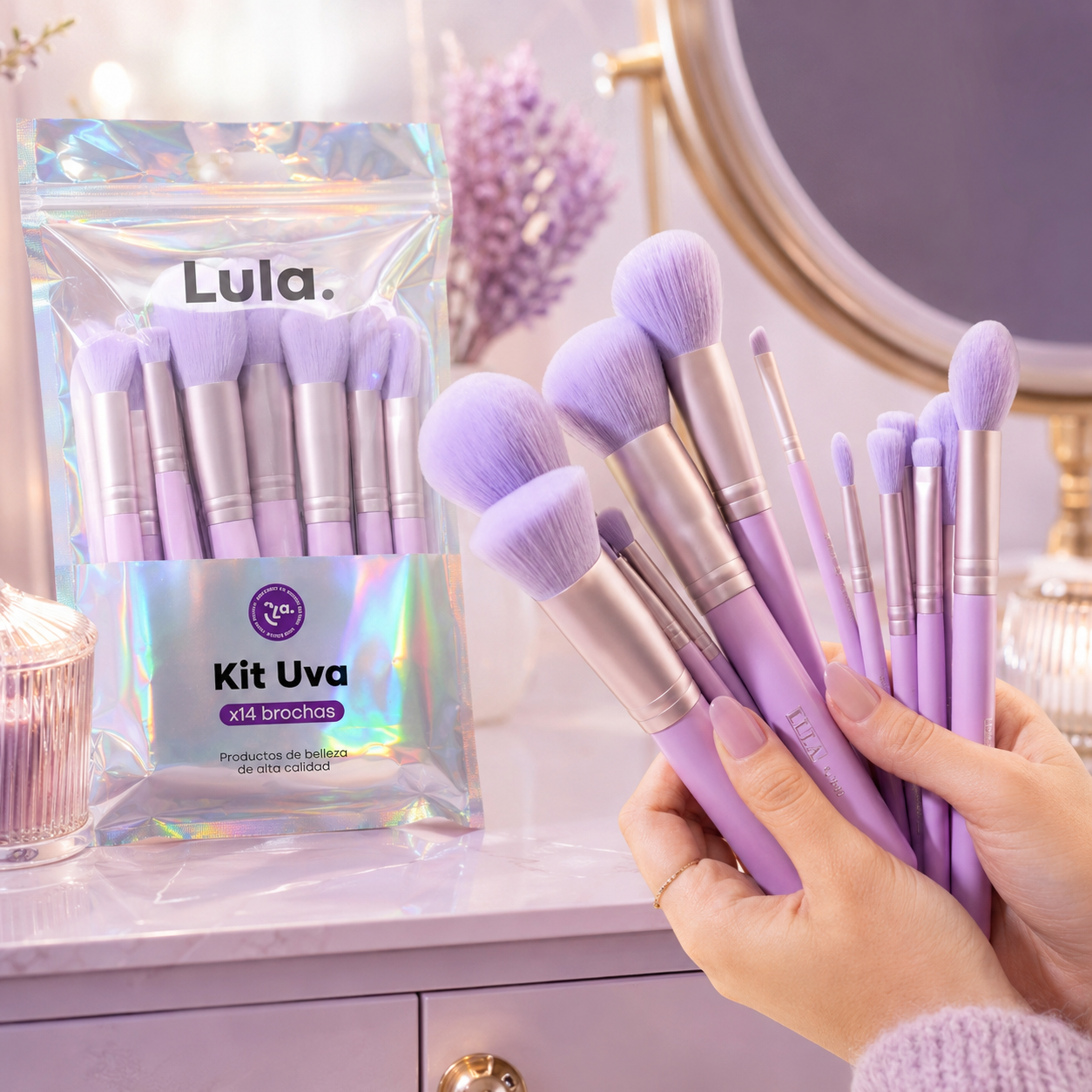 Kit de brochas uva x 14 – Lula
