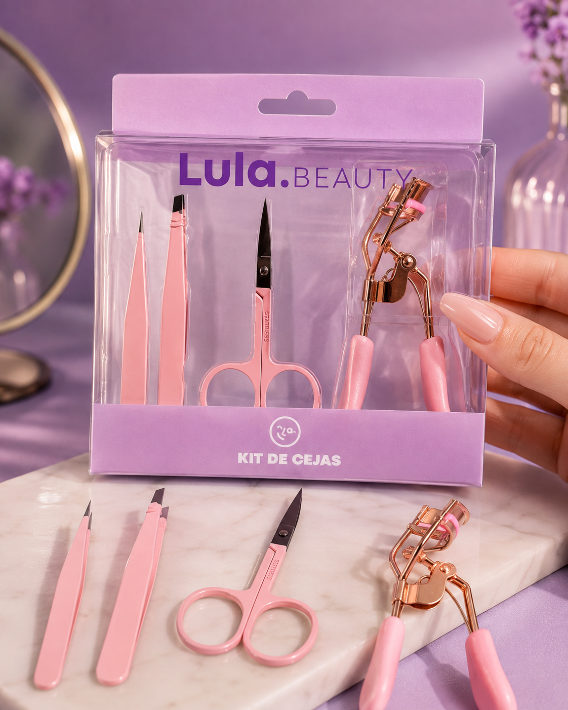 Kit de pinzas para pestañas - Lula