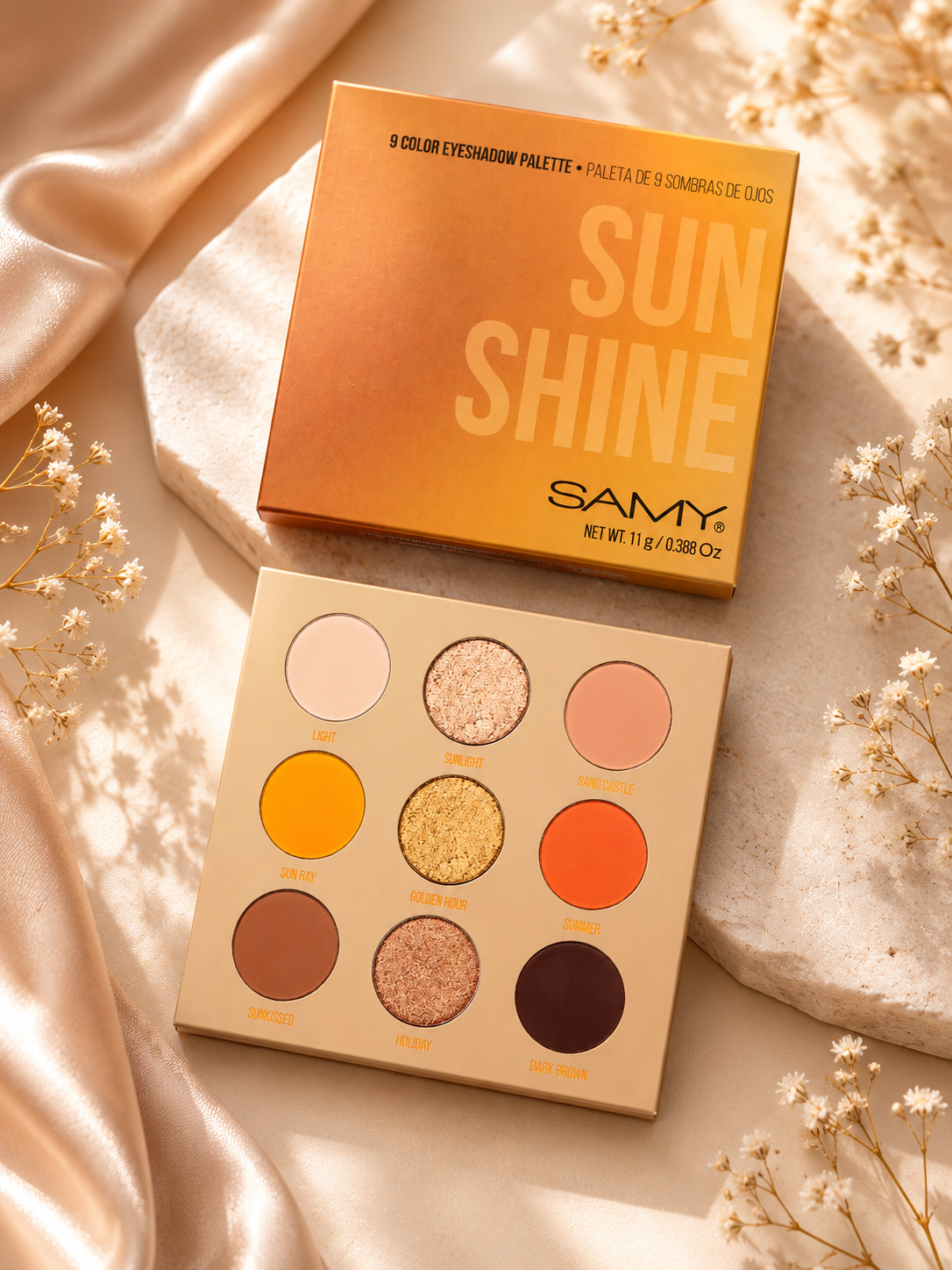 Paleta 9 Sombras – Samy - Sun Shine