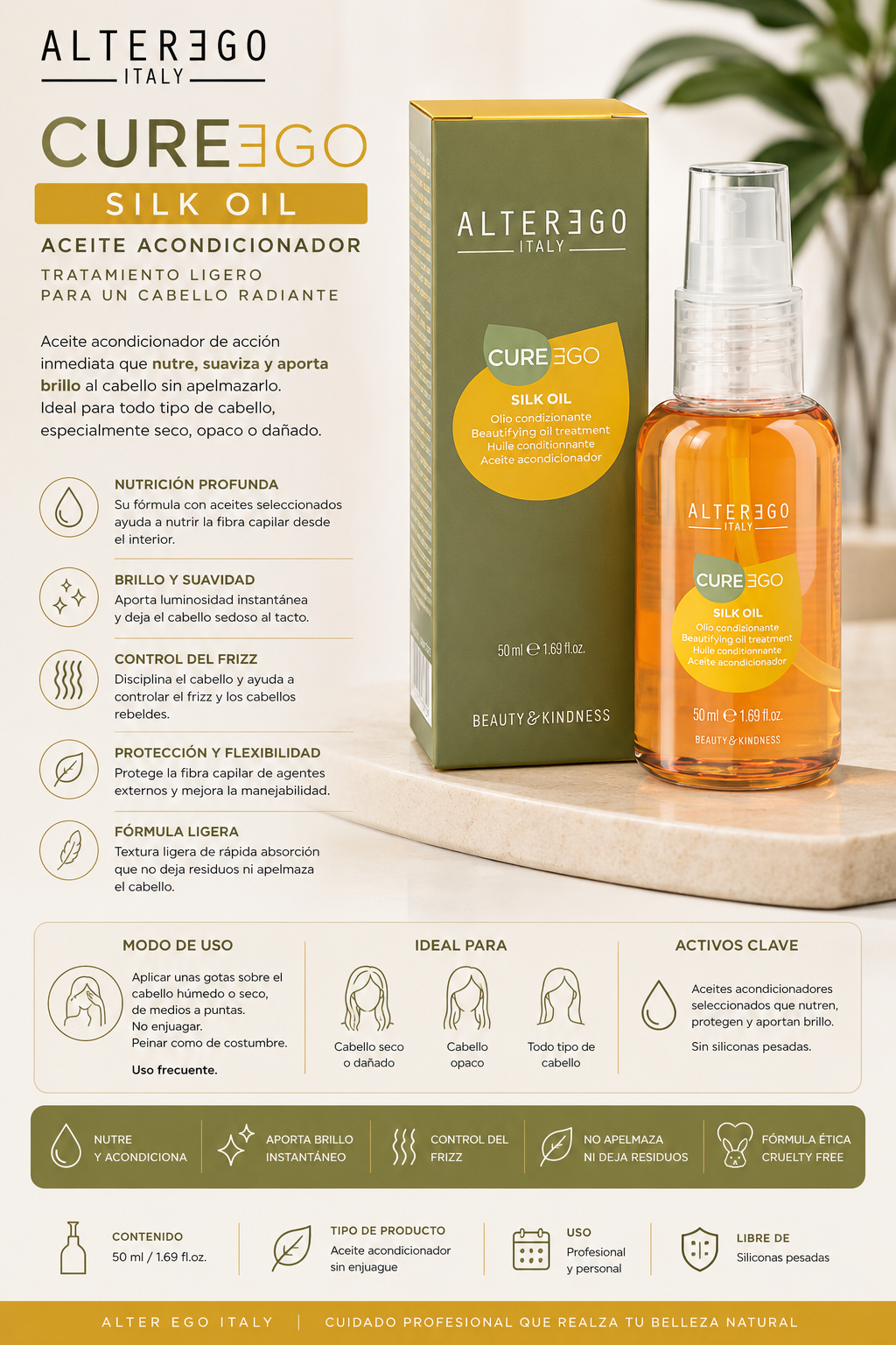 Aceite silk oil 50ml – Alterego